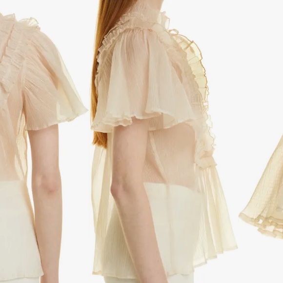 Zara ruffle blouse - Picture 3 of 5